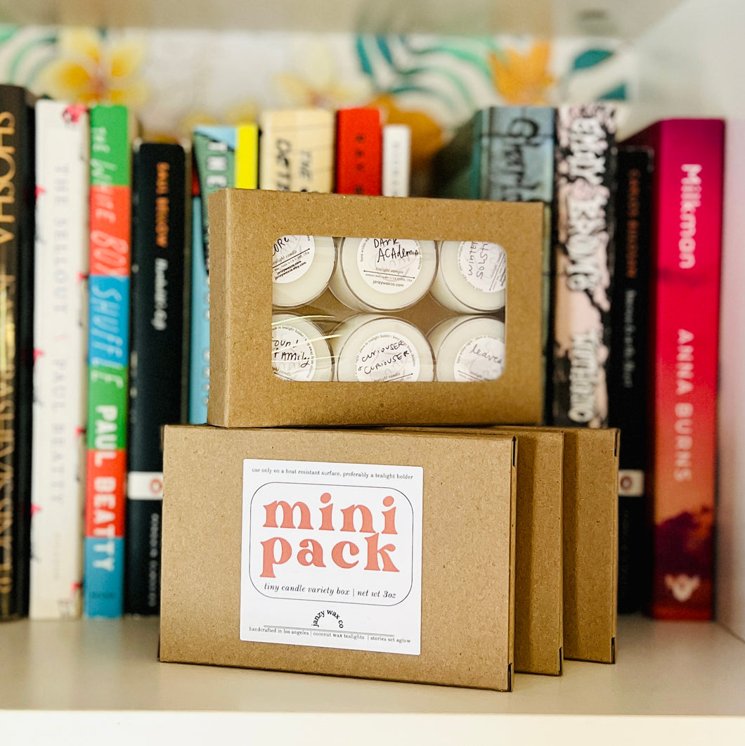 mini pack - tealight sample box OMFG so cute ☺️