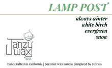 Load image into Gallery viewer, lamp post - evergreen candle
